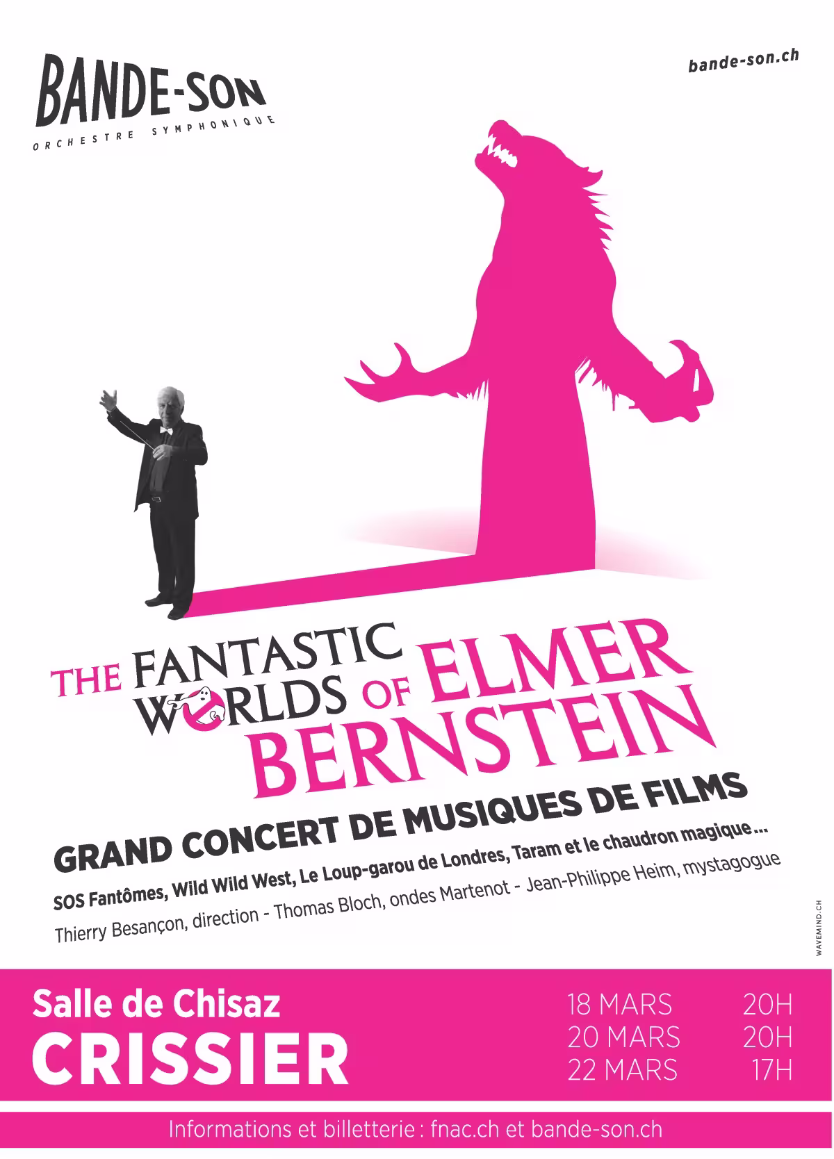 Affiche du concert The Fantastic Worlds of Elmer Bernstein